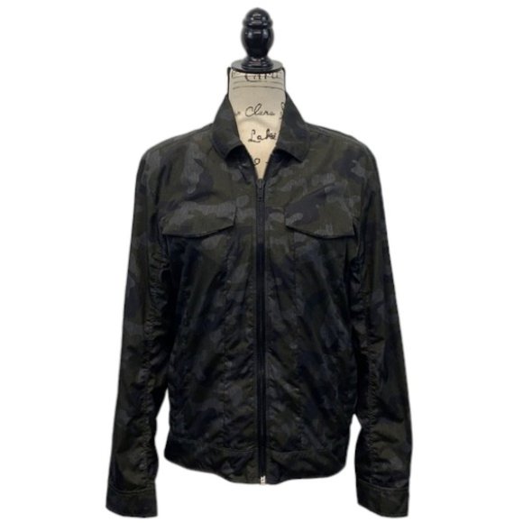 Calvin Klein Jeans Green Camouflage Jacket Small - Picture 2 of 11